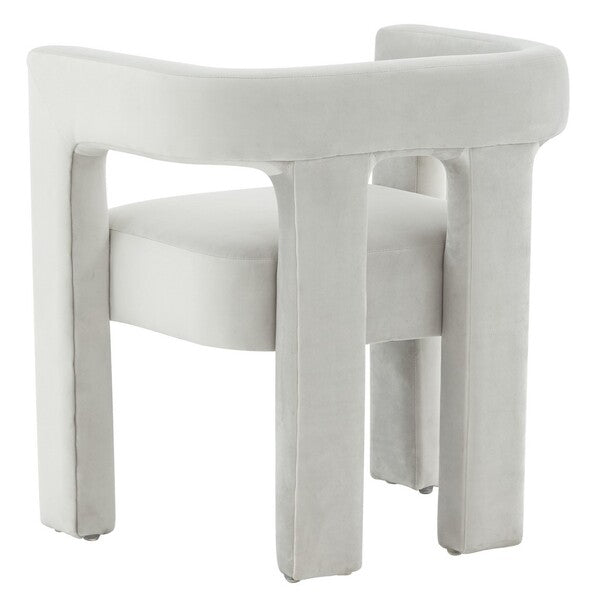 Safavieh Deandre Contemporary Chair - Light Gray | Accent Chairs | Modishstore - 5