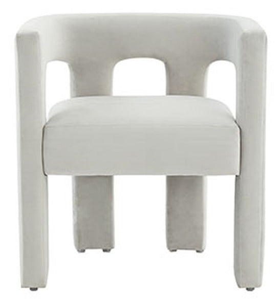 Safavieh Deandre Contemporary Chair - Light Gray | Accent Chairs | Modishstore - 2