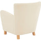 Safavieh Carey Faux Shearling Chair - Ivory | Accent Chairs | Modishstore - 5