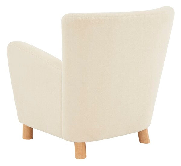 Safavieh Carey Faux Shearling Chair - Ivory | Accent Chairs | Modishstore - 5