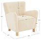 Safavieh Carey Faux Shearling Chair - Ivory | Accent Chairs | Modishstore - 3