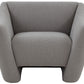 Safavieh Stefanie Modern Accent Chair - Light Gray | Accent Chairs | Modishstore - 2