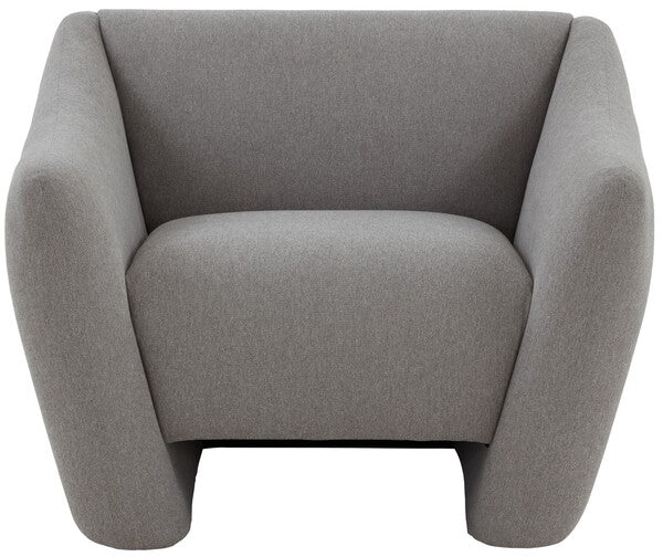 Safavieh Stefanie Modern Accent Chair - Light Gray | Accent Chairs | Modishstore - 2
