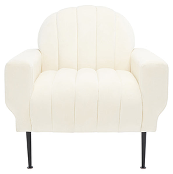Safavieh Josh Channel Tufted Chair - Creme | Accent Chairs | Modishstore - 2