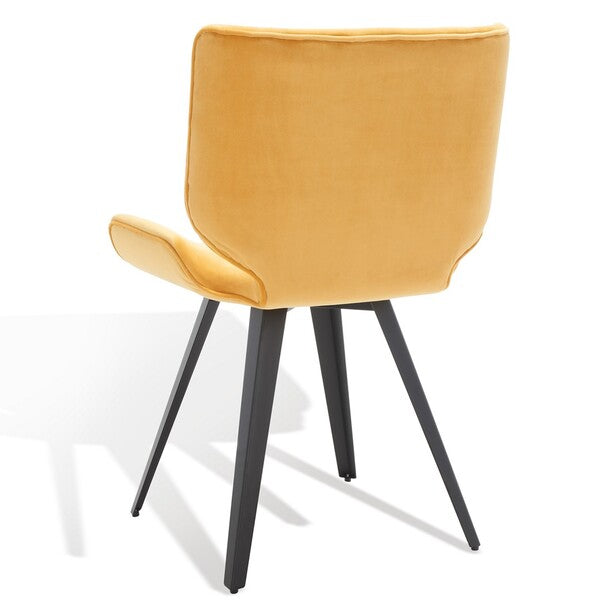 Safavieh Matty Scandinavian Dining Chai - Mustard | Dining Chairs | Modishstore - 5