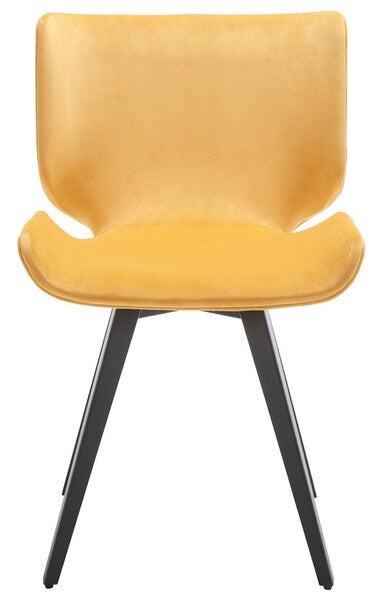 Safavieh Matty Scandinavian Dining Chai - Mustard | Dining Chairs | Modishstore - 2