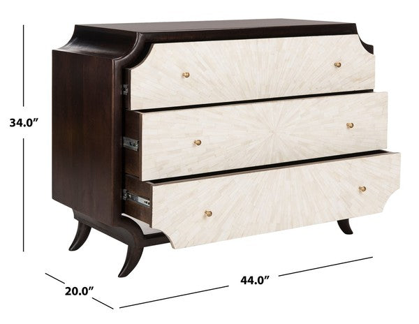 Safavieh Alina Dresser - Walnut | Dressers | Modishstore - 3