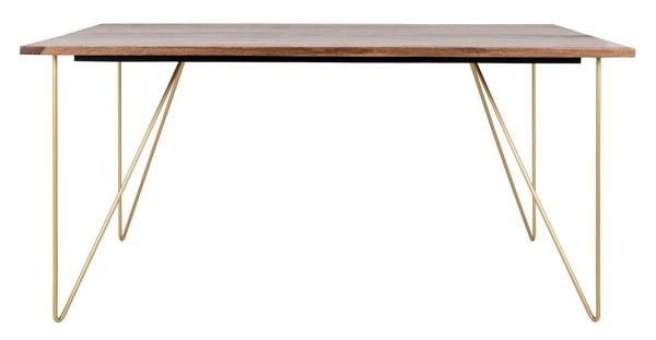 Safavieh Captain Wood Dining Table - Walnut | Dining Tables | Modishstore - 2