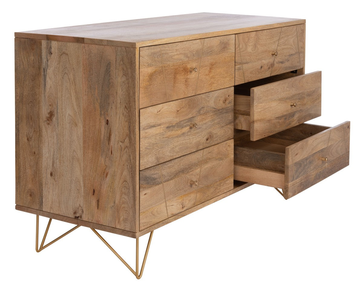 Safavieh Marigold 6 Drawer Dresser | Dressers | Modishstore - 2