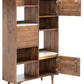 Safavieh Milana Marble Bookcase - Walnut | Bookcases | Modishstore - 3