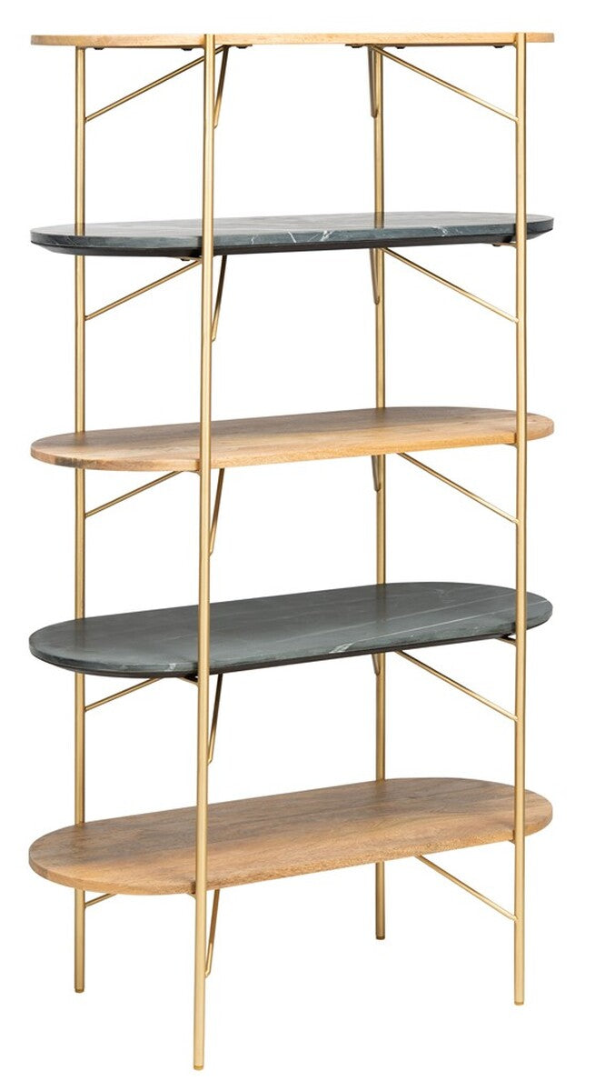 Safavieh Lawson Marble Bookcase - Natural | Bookcases | Modishstore - 3