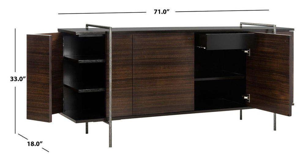 Safavieh Baxton Sideboard - Brown | Sideboards | Modishstore - 4