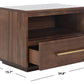 Safavieh Poesy 1 Drawer Nightstand - Brown | Nightstands | Modishstore - 3