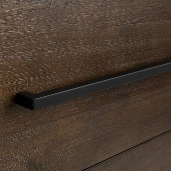 Safavieh Poesy 6 Drawer Dresser - Dark Chocolate | Dressers | Modishstore - 4