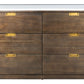 Safavieh Adeline 6 Drawer Dresser - Dark Chocolate | Dressers | Modishstore - 2