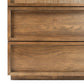 Safavieh Zeus 6 Drawer Wood Dresser - Medium Oak | Dressers | Modishstore - 5