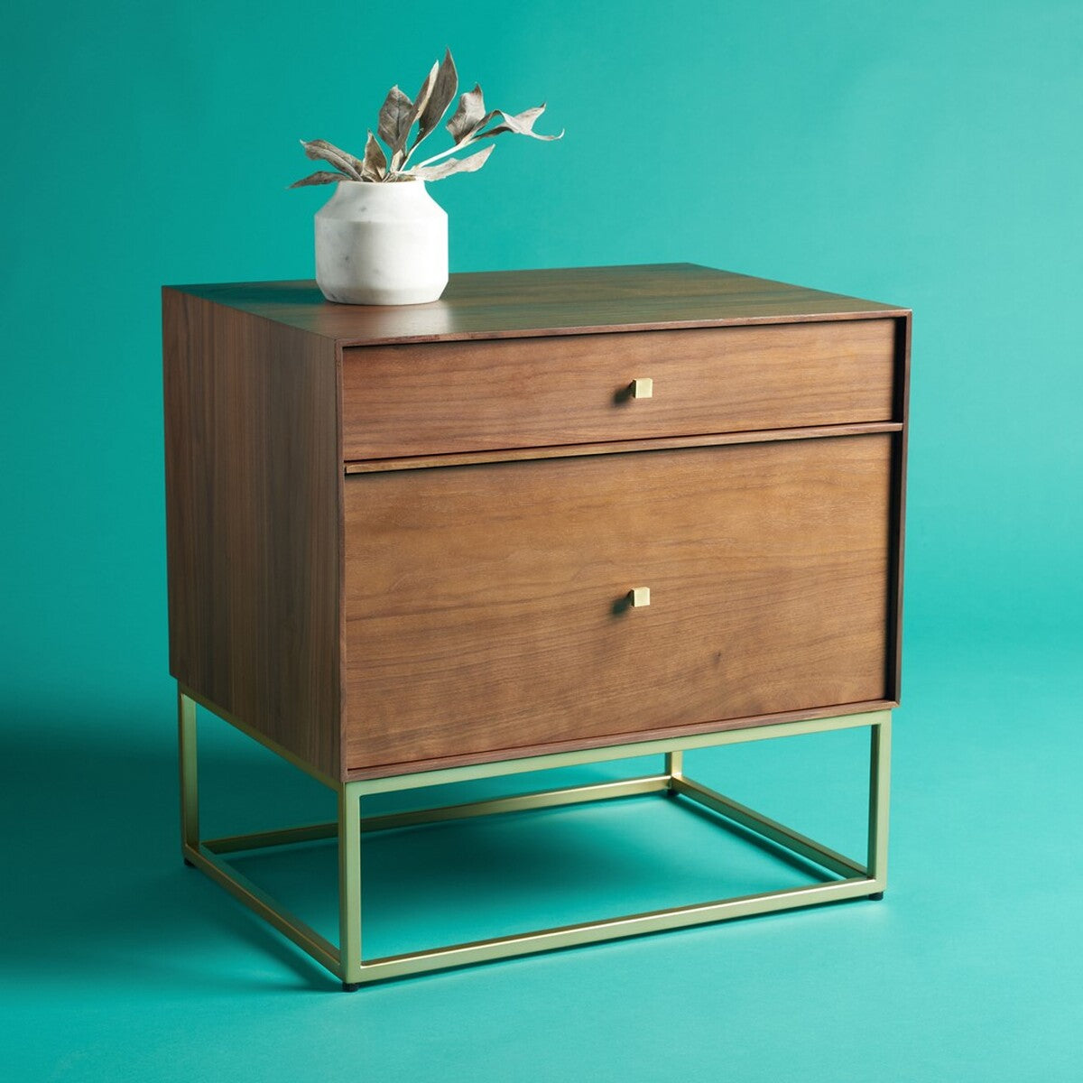 Safavieh Adelyn 2 Drawer Nightstand | Nightstands | Modishstore