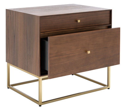 Safavieh Adelyn 2 Drawer Nightstand | Nightstands | Modishstore - 2