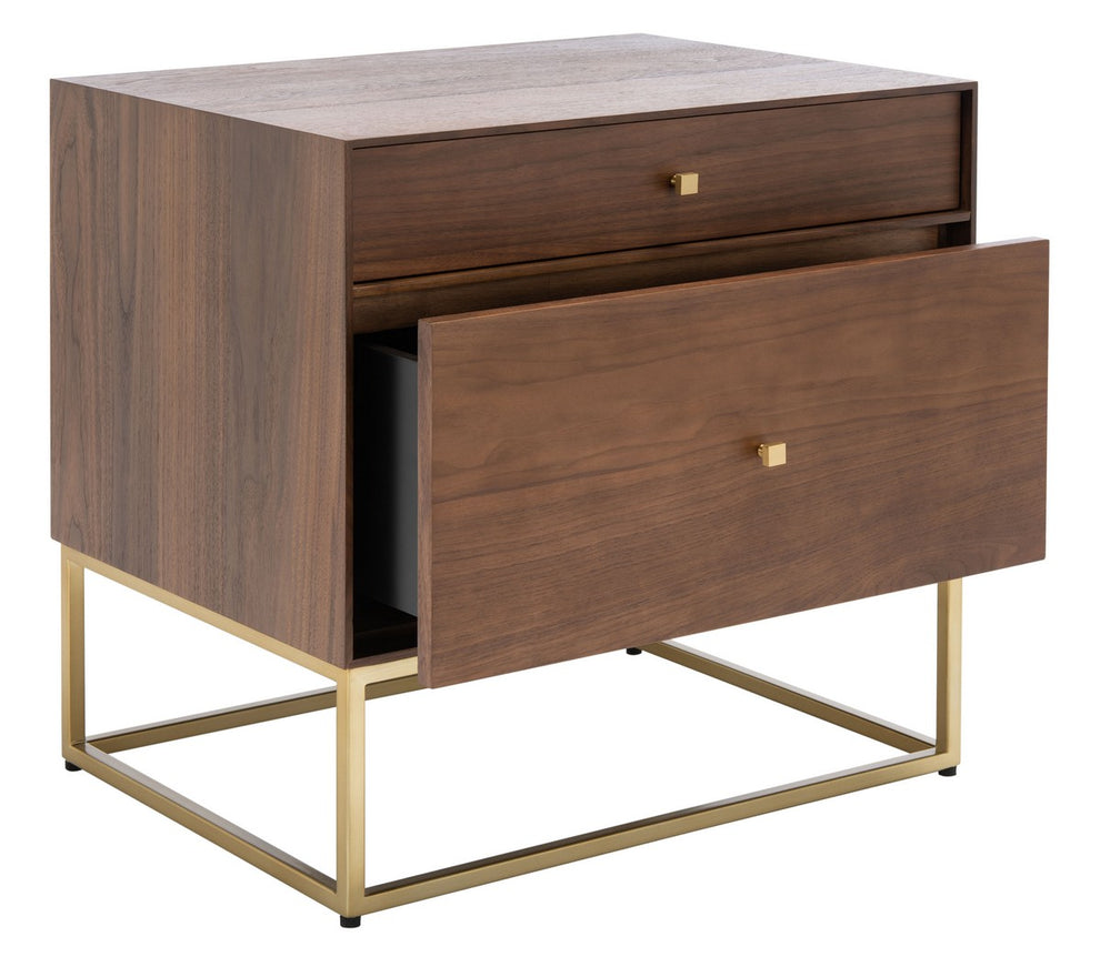Safavieh Adelyn 2 Drawer Nightstand | Nightstands | Modishstore - 2