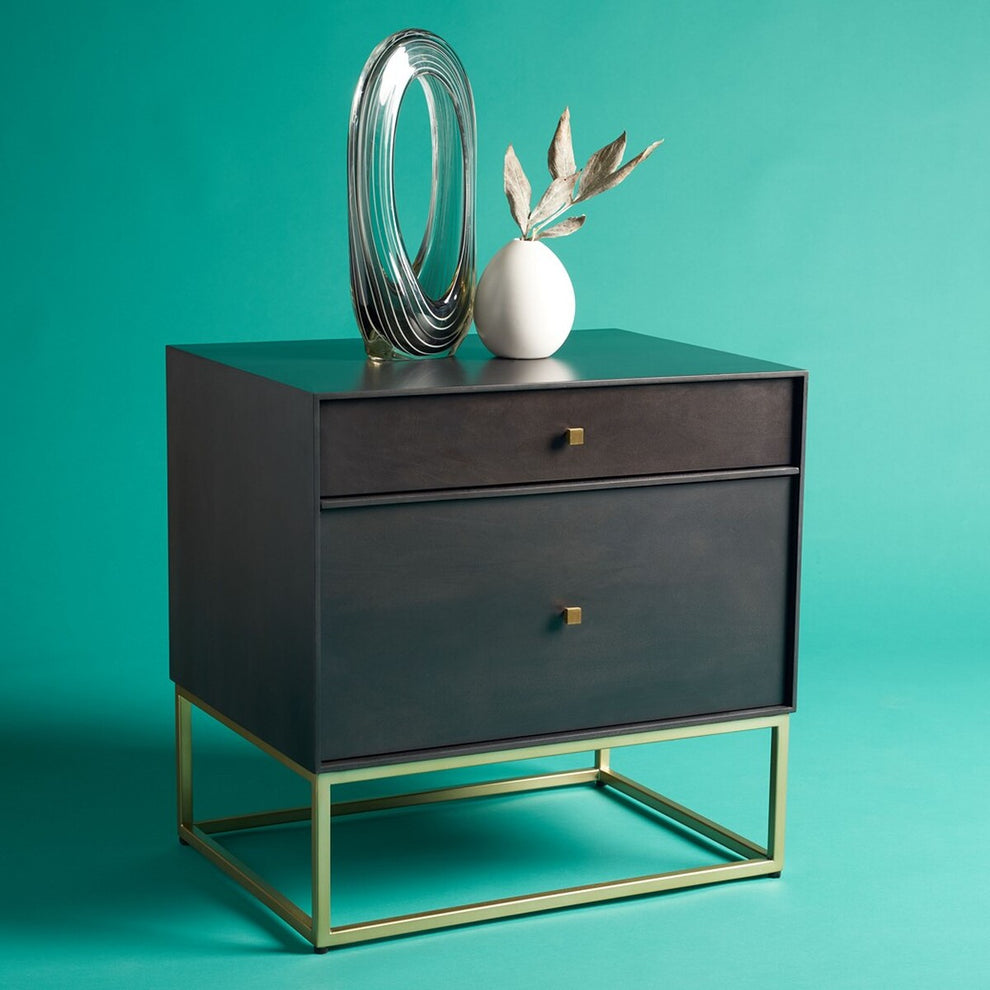 Safavieh Adelyn 2 Drawer Nightstand | Nightstands | Modishstore - 6