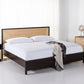 Safavieh Stassie Cane Bed - Oak | Beds | Modishstore