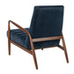 Safavieh Willow Channel Arm Chair - Navy | Accent Chairs | Modishstore - 5