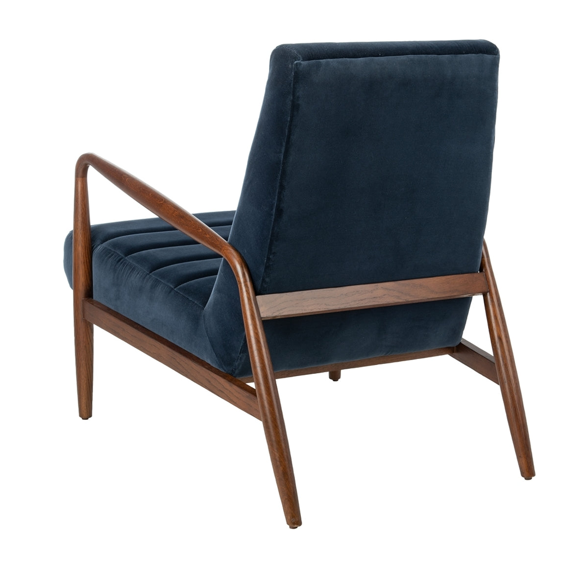 Safavieh Willow Channel Arm Chair - Navy | Accent Chairs | Modishstore - 5
