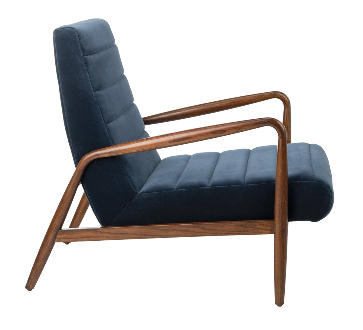 Safavieh Willow Channel Arm Chair - Navy | Accent Chairs | Modishstore - 2