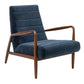 Safavieh Willow Channel Arm Chair - Navy | Accent Chairs | Modishstore