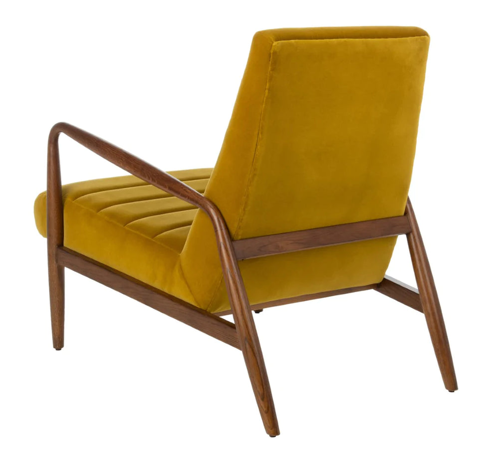 Safavieh Willow Channel Arm Chair - Gold | Accent Chairs | Modishstore - 4