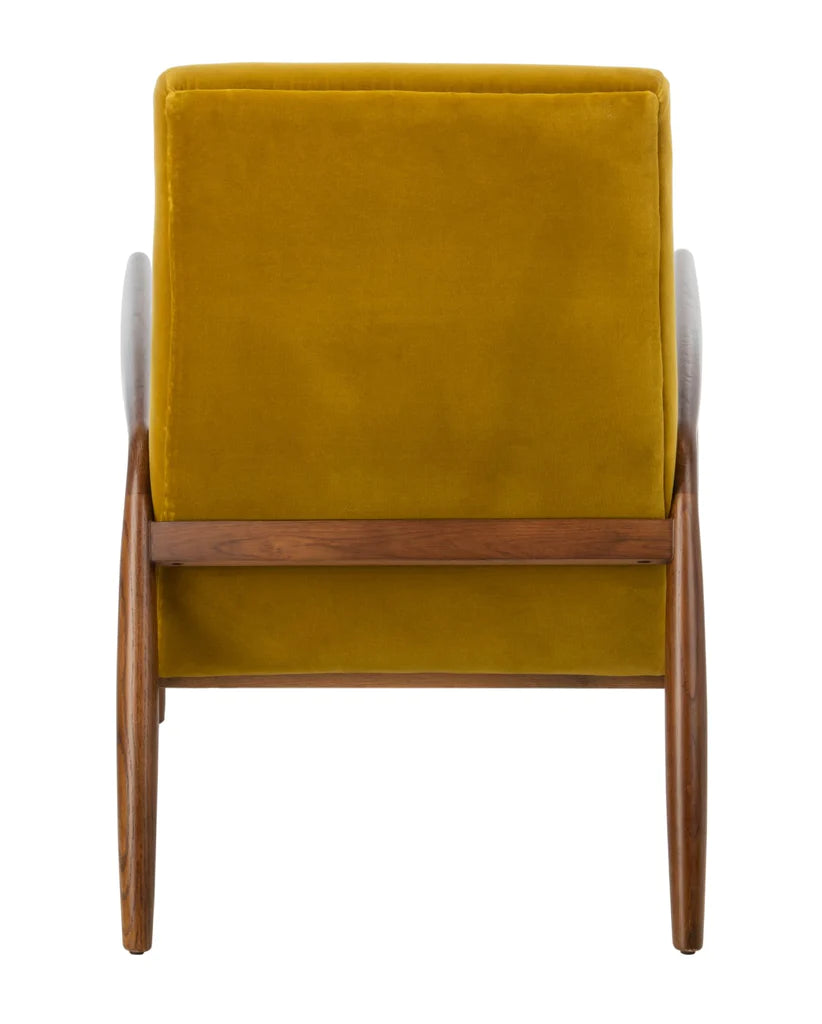 Safavieh Willow Channel Arm Chair - Gold | Accent Chairs | Modishstore - 5