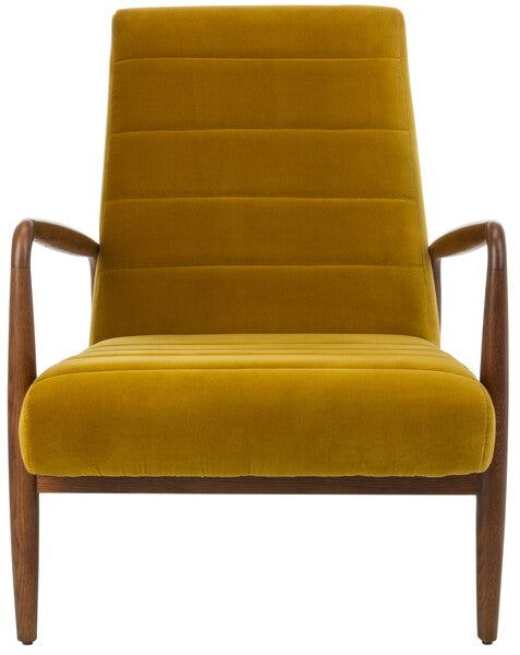 Safavieh Willow Channel Arm Chair - Gold | Accent Chairs | Modishstore - 2
