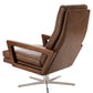 Safavieh Damien Swivel Arm Chair - Chocolate | Accent Chairs | Modishstore - 5
