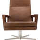 Safavieh Damien Swivel Arm Chair - Chocolate | Accent Chairs | Modishstore - 2