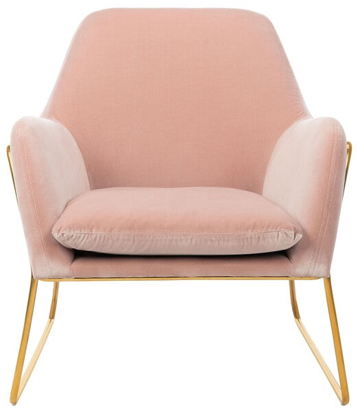 Safavieh Misty Metal Frame Accent Chair - Blush | Accent Chairs | Modishstore - 2