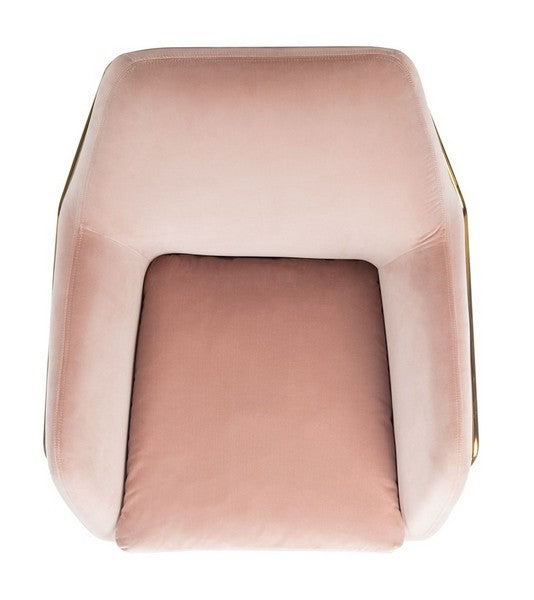 Safavieh Misty Metal Frame Accent Chair - Blush | Accent Chairs | Modishstore - 5
