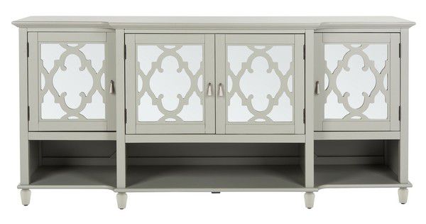 Safavieh Juliette Mirrored Sideboard - Gray | Sideboards | Modishstore - 2