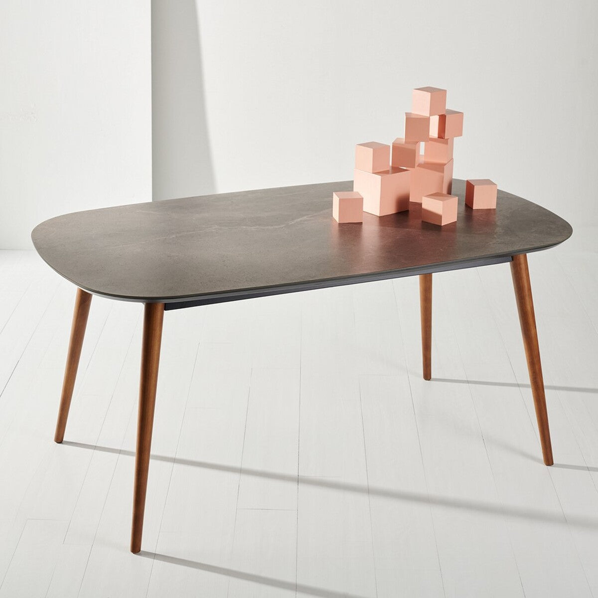 Safavieh Pedro Mid-Century Dining Table | Dining Tables | Modishstore