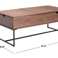 Safavieh Nolen Lift Top Coffee Table | Coffee Tables | Modishstore - 3