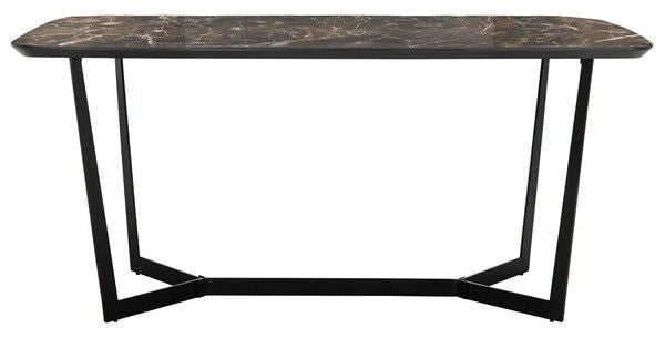 Safavieh Britta Metal Dining Table - Black | Dining Tables | Modishstore - 2