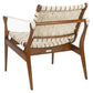 Safavieh Dilan Safari Chair - Cream | Accent Chairs | Modishstore - 5