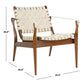 Safavieh Dilan Safari Chair - Cream | Accent Chairs | Modishstore - 3