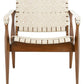 Safavieh Dilan Safari Chair - Cream | Accent Chairs | Modishstore - 2