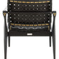 Safavieh Dilan Safari Chair - Black | Accent Chairs | Modishstore - 3