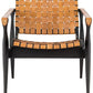 Safavieh Dilan Safari Chair - Black | Accent Chairs | Modishstore - 2