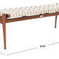 Safavieh Dilan Leather Bench | Benches | Modishstore - 2
