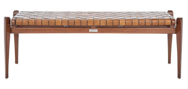 Safavieh Dilan Leather Bench | Benches | Modishstore - 10