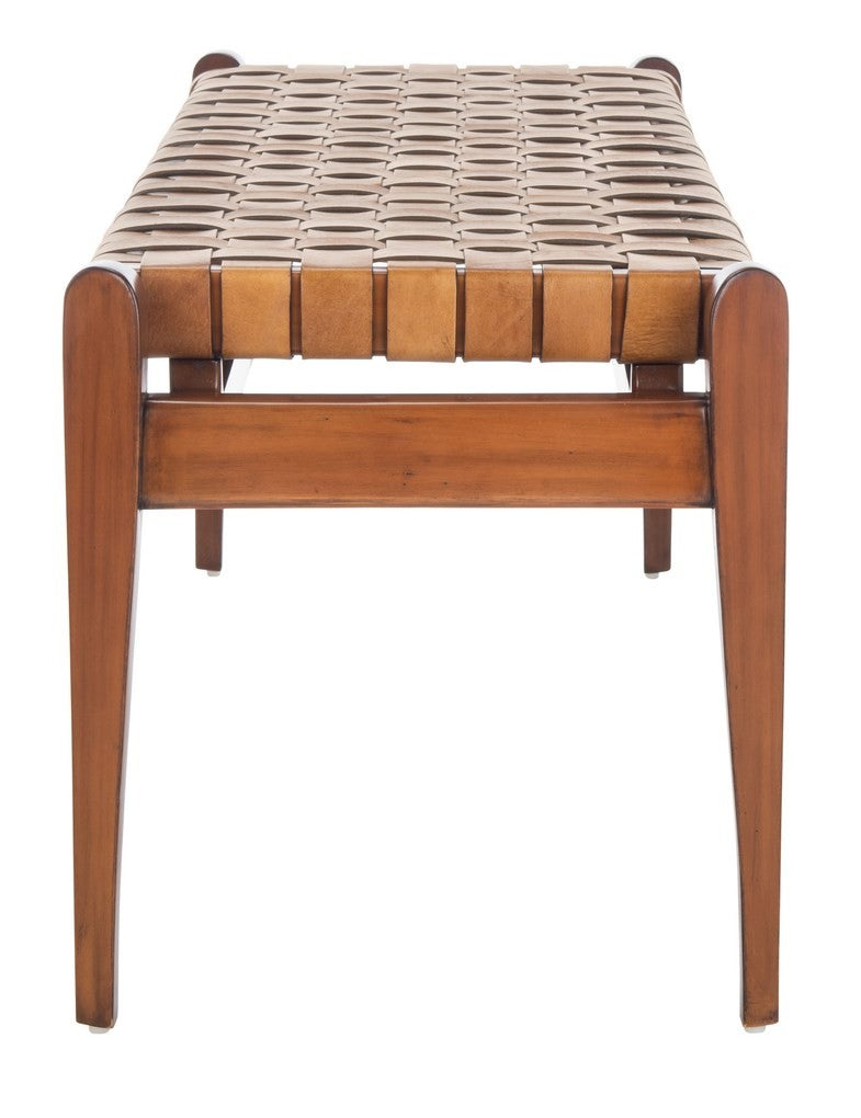 Safavieh Dilan Leather Bench | Benches | Modishstore - 7