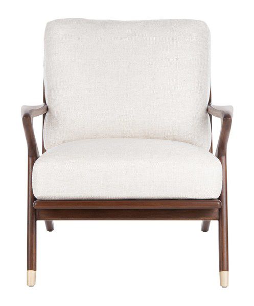 Safavieh Killian Mid-Century Chair - Cream | Accent Chairs | Modishstore - 2