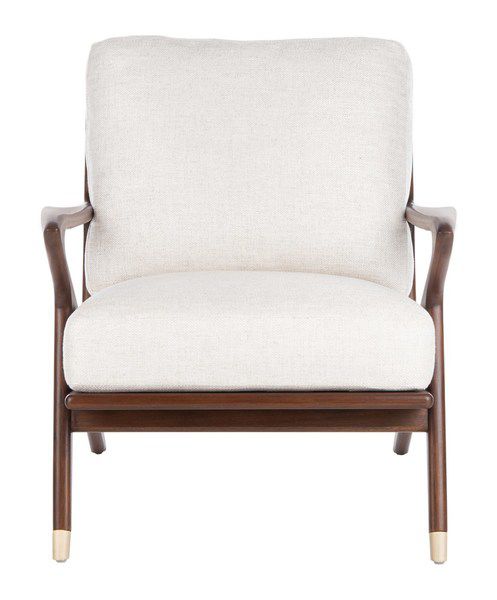 Safavieh Killian Mid-Century Chair - Cream | Accent Chairs | Modishstore - 2